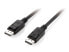 Фото #3 товара Equip DisplayPort Cable - 1m - 1 m - DisplayPort - DisplayPort - Male - Male - 3840 x 2160 pixels