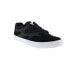 Фото #3 товара DC Kalis Vulc ADYS300569-BKW Mens Black Suede Lace Up Skate Sneakers Shoes