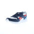 Фото #4 товара Reebok GL1000 Mens Blue Leather Lace Up Lifestyle Sneakers Shoes 7.5