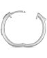 Anywear Everywear® Nude Diamond Small Hoop Earrings (1/6 ct. t.w.) in 14k Gold, 0.82" (Also Available in Rose Gold or White Gold)