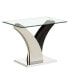 Фото #1 товара Tri Glass Top End Table
