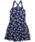 ფოტო #1 პროდუქტის Big Girls Anchor-Print Cotton Jersey Dress
