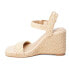 Фото #3 товара BEACH by Matisse Getty Espadrille Wedge Womens Beige Casual Sandals GETTY-893