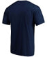 Фото #2 товара Men's Navy Milwaukee Brewers Heart and Soul T-shirt