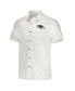 Фото #3 товара Men's NFL x Darius Rucker Collection by White Baltimore Ravens Woven Button-Up T-shirt