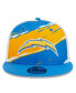 Фото #3 товара Men's Powder Blue Los Angeles Chargers Tear Trucker 9FIFTY Snapback Hat