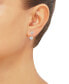 ფოტო #2 პროდუქტის Cubic Zirconia Top & Wire Drop Earrings in 14k Gold