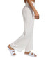 Women's Smocked-Waist Cover-Up Pull-On Pants