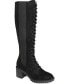 ფოტო #1 პროდუქტის Women's Jenicca Extra Wide Calf Lace Up Boots