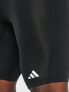 adidas Training Tech fit shorts in black