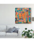 Фото #3 товара Sue Davis My Happy Place Abstract Modern Canvas Art - 27" x 33"