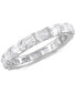 Фото #1 товара Кольцо Badgley Mischka Diamond Emerald-Cut Eternity Band.