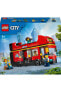 ® City Kırmızı İki Katlı Gezi Otobüsü 60407 - 7 Yaş ve Üzeri Çocuklar için Yapım Seti(384 Parça)