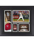 Фото #1 товара Adam Wainwright St. Louis Cardinals Framed 15" x 17" Player Collage with a Piece of Game-Used Ball