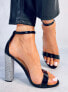 Фото #2 товара Босоножки на кристальном каблуке YANCEY BLACK