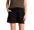 Vince 153486 Women's Drawstring Patch Pocket Shorts Black Sz. Medium