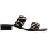 Фото #1 товара COCONUTS by Matisse Limelight Giraffe Slide Womens Black Casual Sandals LIMELIG
