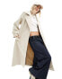 Vero Moda premium belted trench coat in sand