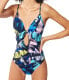 Red Carter 262926 Women's Cutout Bow Blue One Piece Swimsuit Size Medium