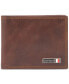 ფოტო #1 პროდუქტის Men's Slim Bifold RFID Leather Wallet