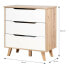 Chest of drawers Vankka Wood Oak (80 x 42 x 86,3 cm)