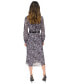 Фото #2 товара Women's Animal-Print Kate Belted Dress, Regular & Petite
