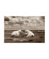 Фото #1 товара Monte Nagler Two Polar Bears Coast Line Canvas Art - 15" x 20"