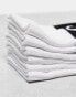 Фото #4 товара Sergio Tacchini crew socks with logo in white and black 3 pack