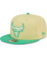 Фото #4 товара Men's Yellow, Green Chicago Bulls 9FIFTY Hat
