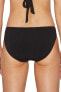 Фото #2 товара Robin Piccone Women's 187485 Cut Outs Black Bikini Bottom Swimwear Size S