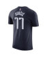 Фото #2 товара Men's Luka Doncic Navy Dallas Mavericks 2022/23 Statement Edition Name and Number T-shirt
