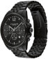 Фото #2 товара Men's Greyson Black Stainless Steel Bracelet Watch 43mm