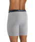 ფოტო #3 პროდუქტის Men's Lightweight Cotton Blend 7" Long Leg Boxer Briefs, Pack of 4