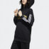Фото #6 товара adidas neo 休闲运动连帽套头卫衣 女款 黑色 / Кроссовки Adidas neo Trendy Clothing Hoodie GG3388