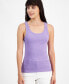 Фото #1 товара Women's Datamia Slim-Fit Scoop-Neck Tank Top