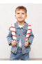 Фото #1 товара Джинсовая куртка LC WAIKIKI для мальчика с воротником и длинным рукавом