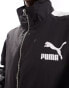 Puma T7 oversized woven track top in black Черный, XS - EU 36 - фото #2