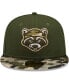 Фото #3 товара Men's Olive/Camo Hudson Valley Renegades Theme Night 59FIFTY Fitted Hat