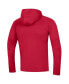 ფოტო #2 პროდუქტის Men's Red Maryland Terrapins On Court Shooting Long Sleeve Hoodie T-shirt