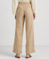 Wide-Leg Linen Pants