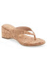 Фото #1 товара Women's Nero Wedge Flip Flop Sandals