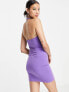 Фото #3 товара COLLUSION halterneck mini dress in purple