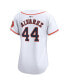 Фото #3 товара Women's Yordan Alvarez White Houston Astros Home Limited Player Jersey