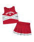Toddler Girls Crimson Oklahoma Sooners Carousel Cheerleader Set