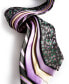 Men's Purple & Gold Floral Tie