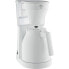 ABSAAR 1023-05 - Kaffeemaschine - Thermokanne mit Einhandbedienung, transparenter Wassertank - Wei