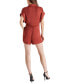 Фото #2 товара Women's Tori Tie-Waist Satin Romper