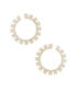 18K Gold Crystal Sunbeam Women's Earrings