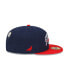 Фото #6 товара Men's X Staple Navy, Red New England Patriots Pigeon 59Fifty Fitted Hat