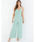 Фото #1 товара Комбинезон QUIZ Chiffon Frill Jumpsuit